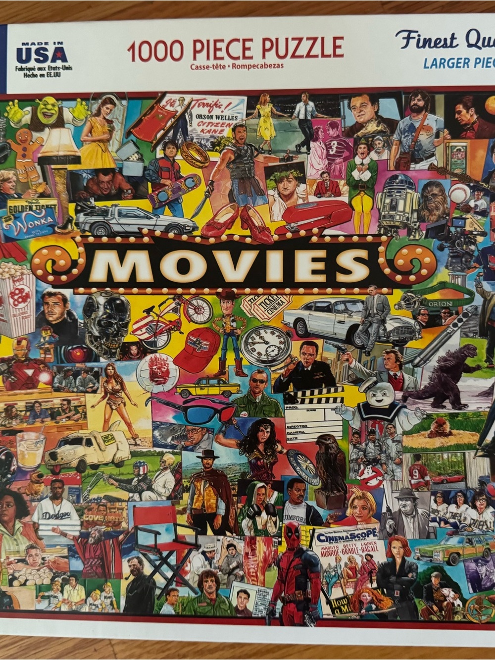 White Mountain Movies 1,000 piece puzzle, White Mountain Puzzle, Puzzle